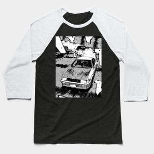 JDM Japanese Drift Racer Drifting Car Anime Manga Eurobeat Intensifies Racing Aesthetic Baseball T-Shirt